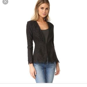 Cupcakes and cashmere lace fitted blazer